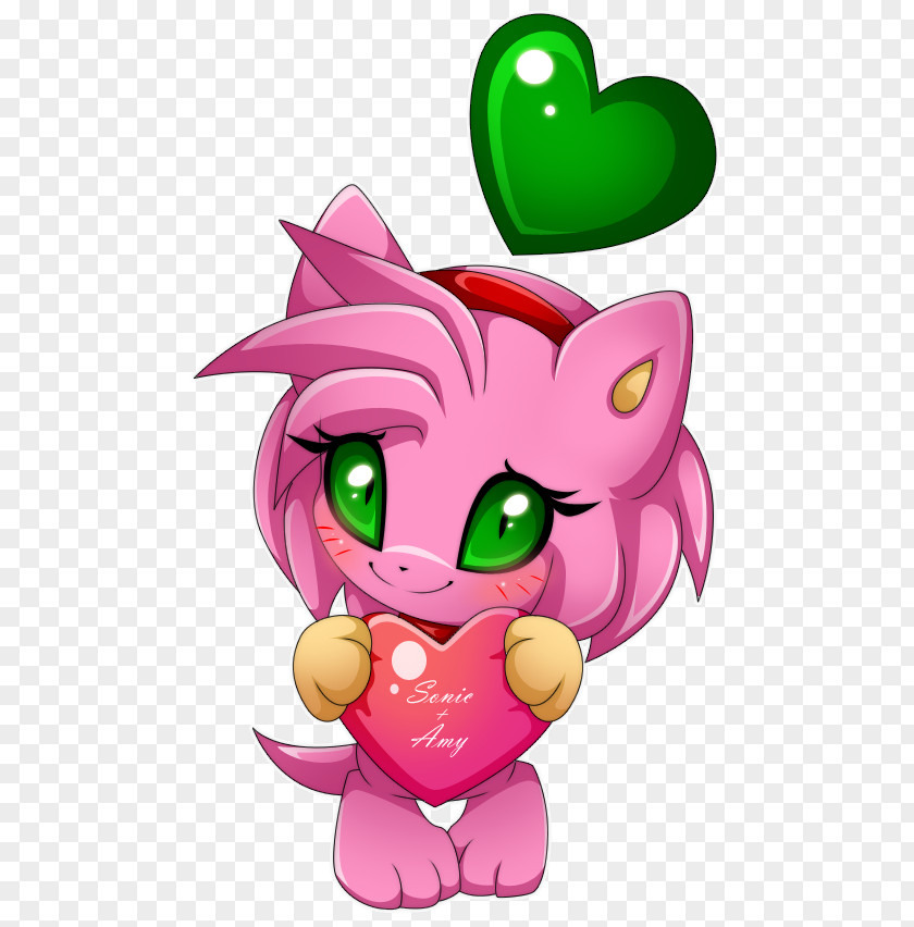 Sonic The Hedgehog Amy Rose Shadow Chao PNG