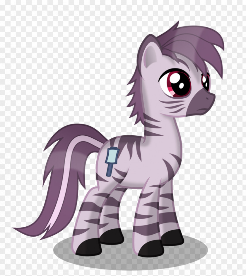 Zebra Themed My Little Pony Cat Horse PNG