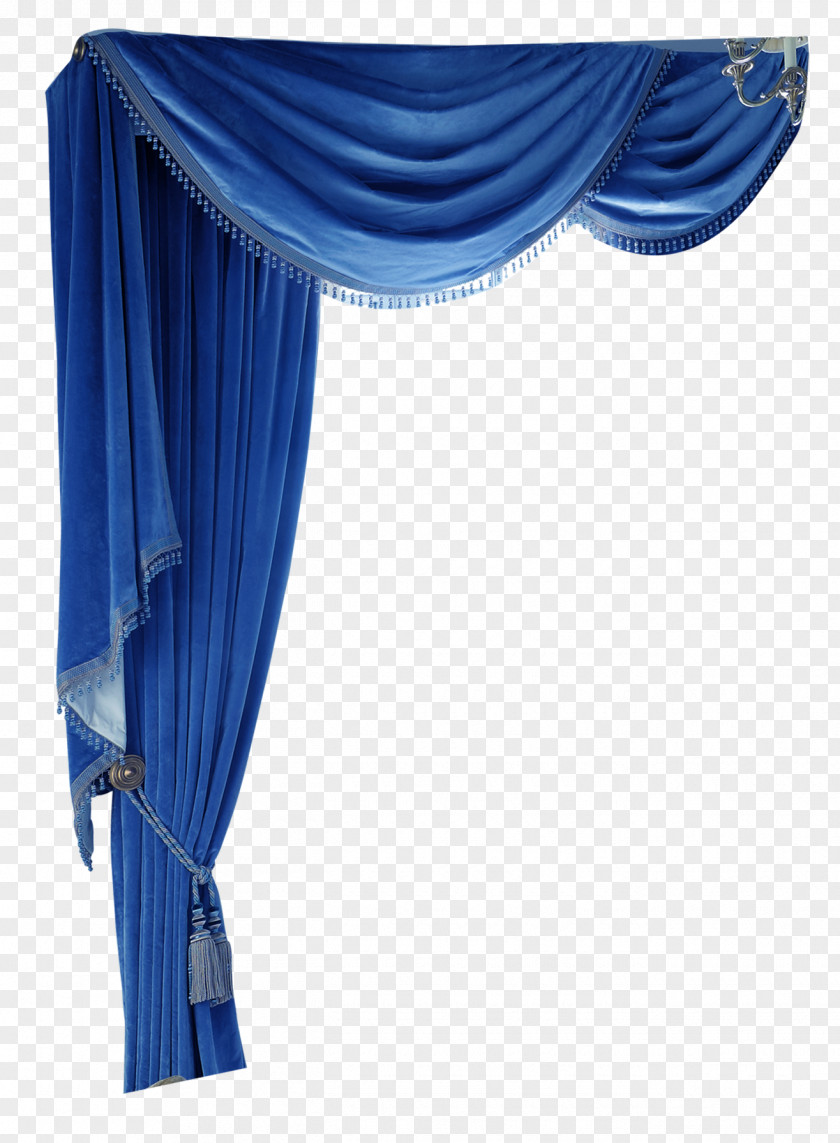 Blue Curtains Curtain Window Shower PNG