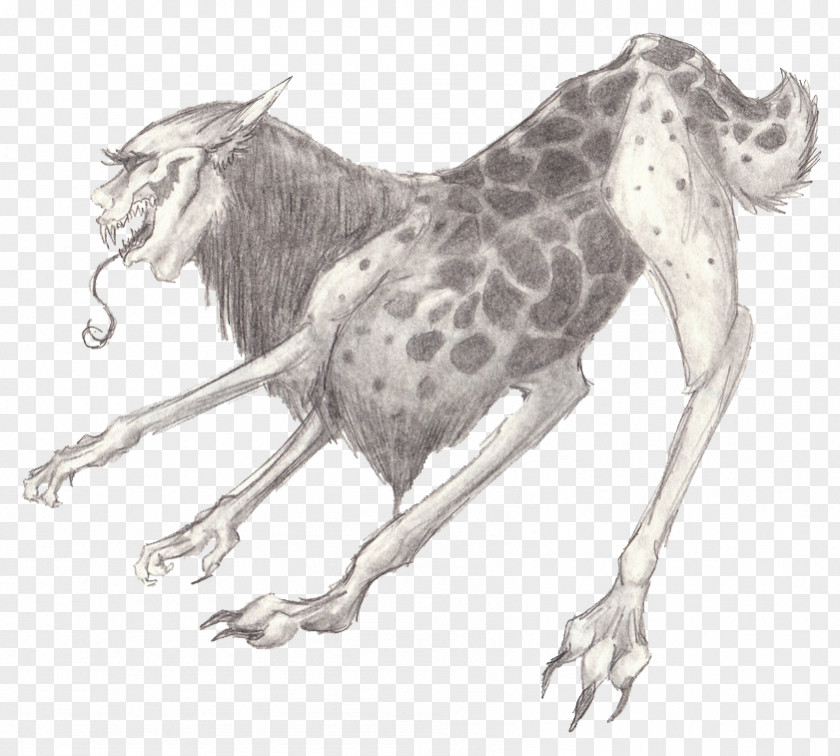 Creature Giraffe Horse Drawing Art PNG