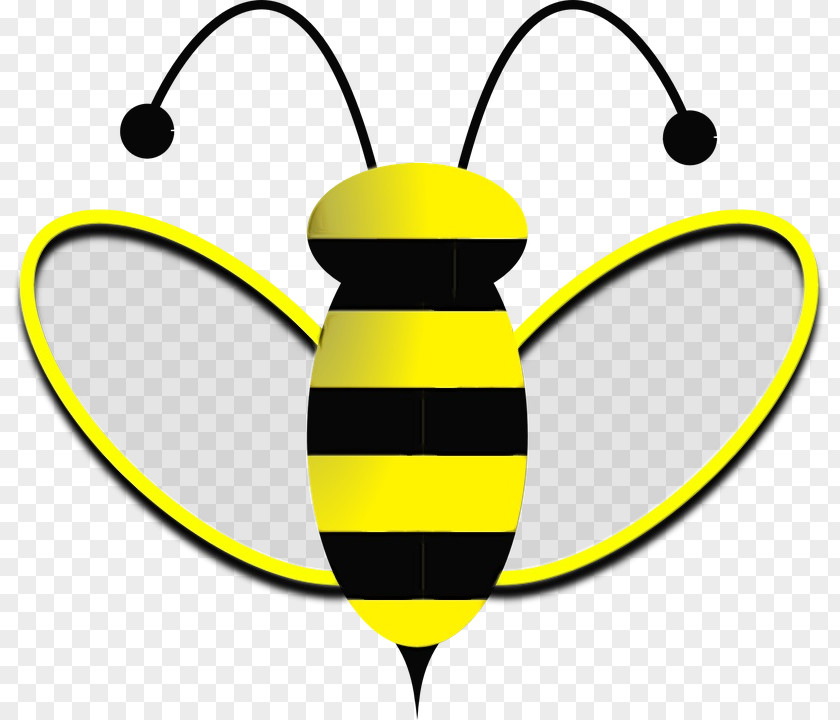 Insect Pollinator Bee Cartoon PNG