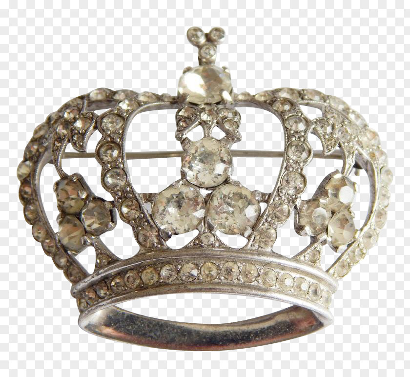 Silver Crown King Jewellery PNG