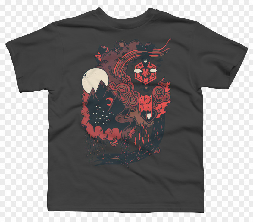 T-shirt Leader Of The Pack Red Design By Humans PNG