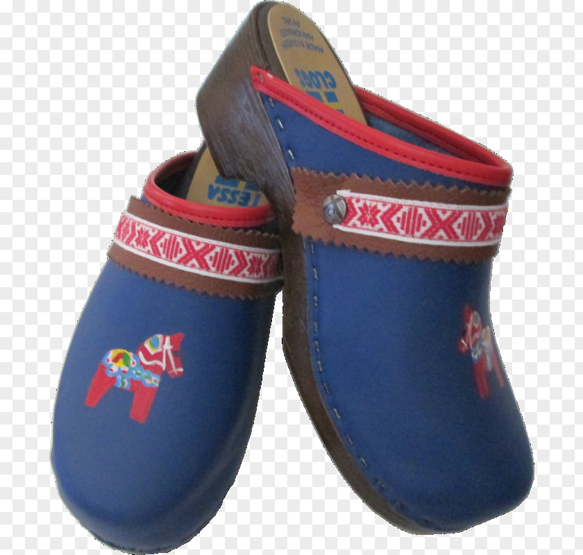 Tessa Clogs SlipperJewelry Handpainted Pictures Shoe Royal Blue Swedish Clog Cabin PNG