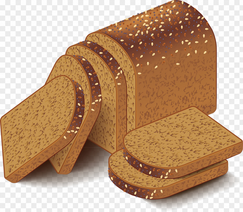 Vector Decorative Bread Oven White Baguette Whole Wheat PNG