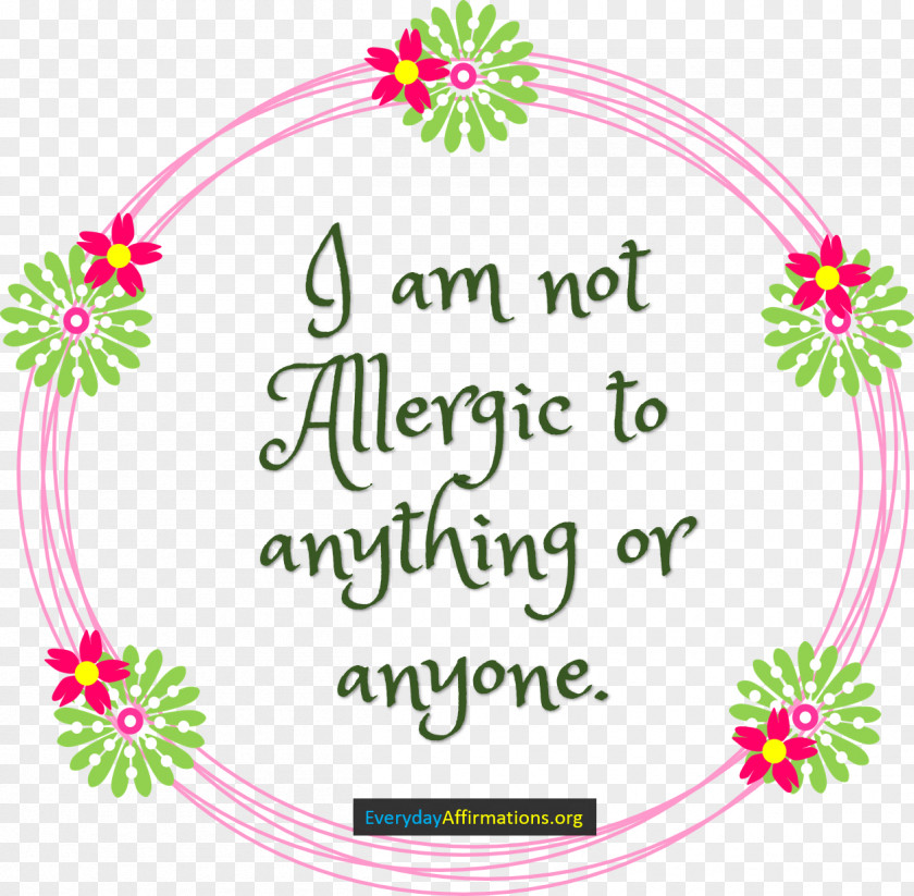 Allergy Poster Posterazzi Best Thing Print By Anna Quach Floral Design Font PNG