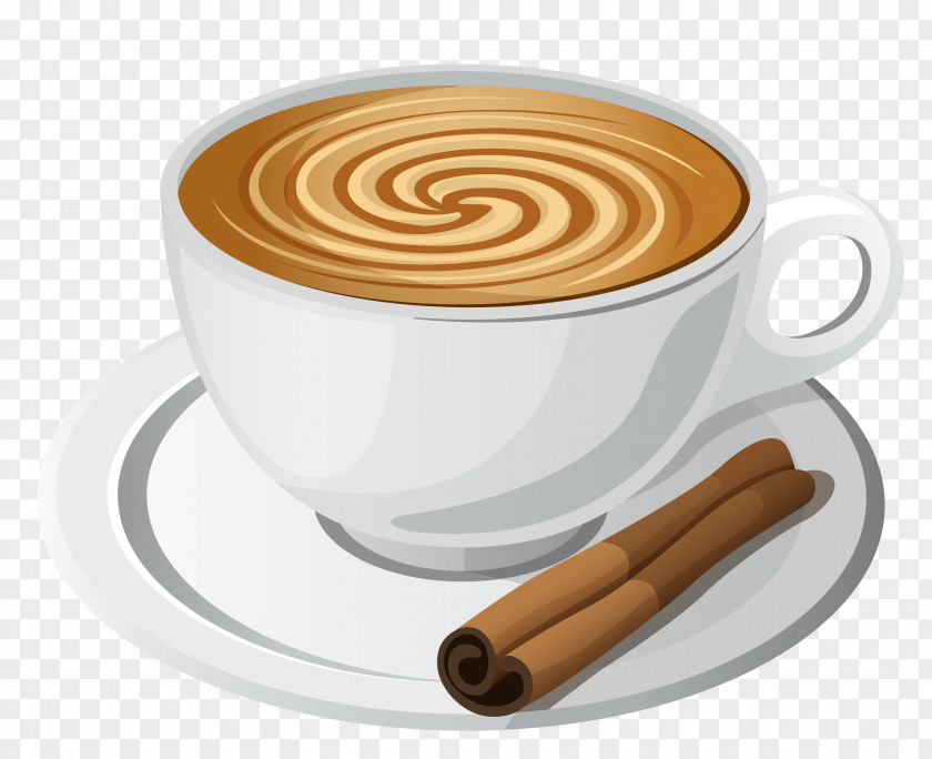 Cookie Coffee Cliparts Milk Hot Chocolate Cappuccino Cinnamon Roll PNG