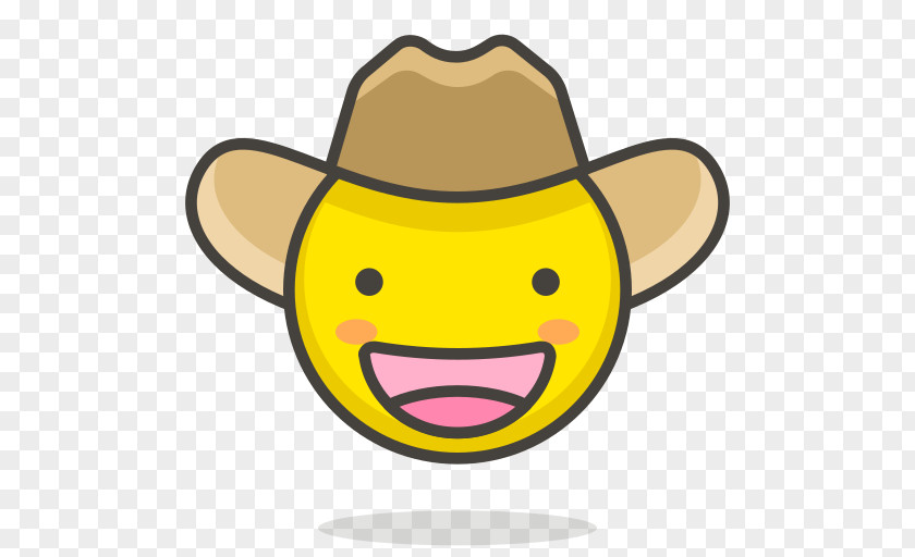 Hat Cowboy Smiley PNG