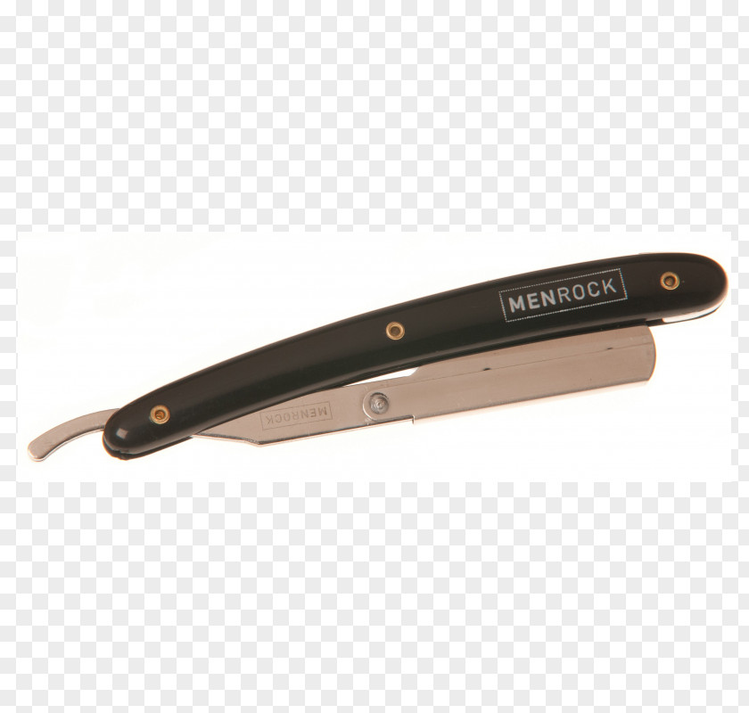 Big Rock Straight Razor Blade Knife Shavette PNG