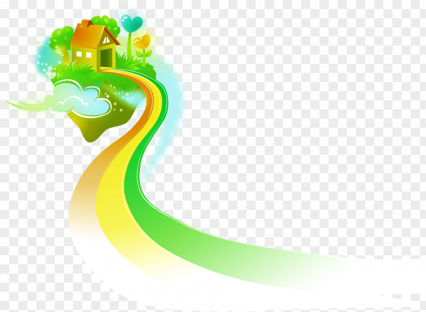 Creative Cartoon House Elements Download Illustration PNG