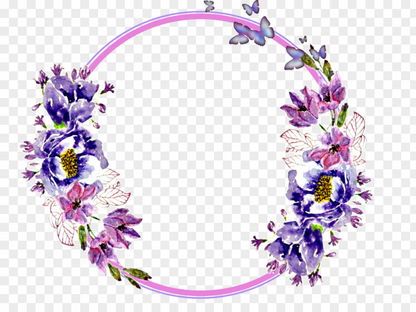 Garland Floral Design Flower Wreath Lei PNG
