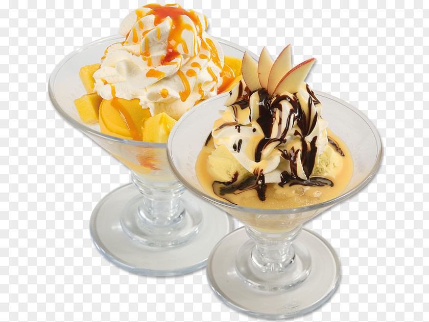 Ice Cream Sundae Parfait Frozen Yogurt Banana Split PNG