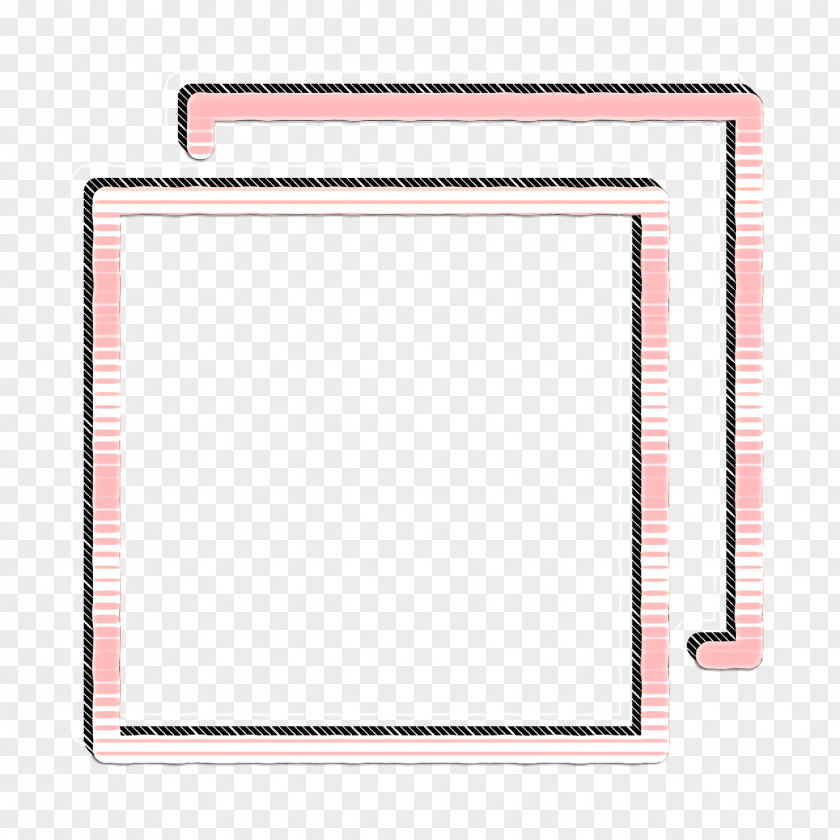 Picture Frame Rectangle Web Navigation Line Craft Icon Shapes Multi Tab PNG
