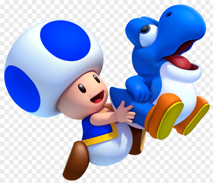 Yoshi Mario & New Super Bros. U World Toad PNG