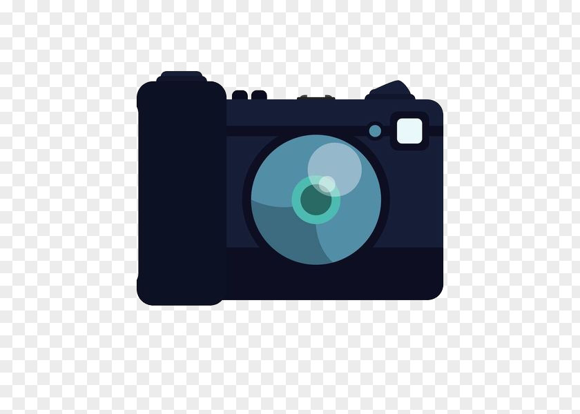 Deep Blue Camera Lens PNG