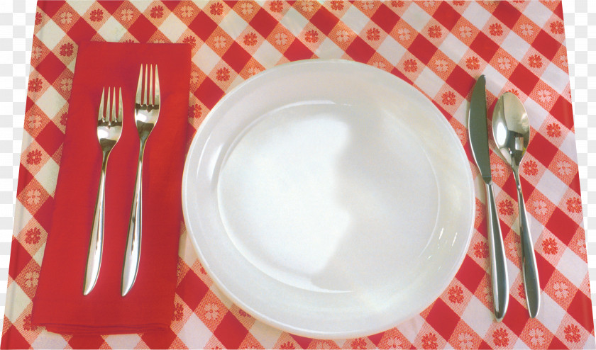 Diner Cutlery Plate Fork Spoon Tableware PNG