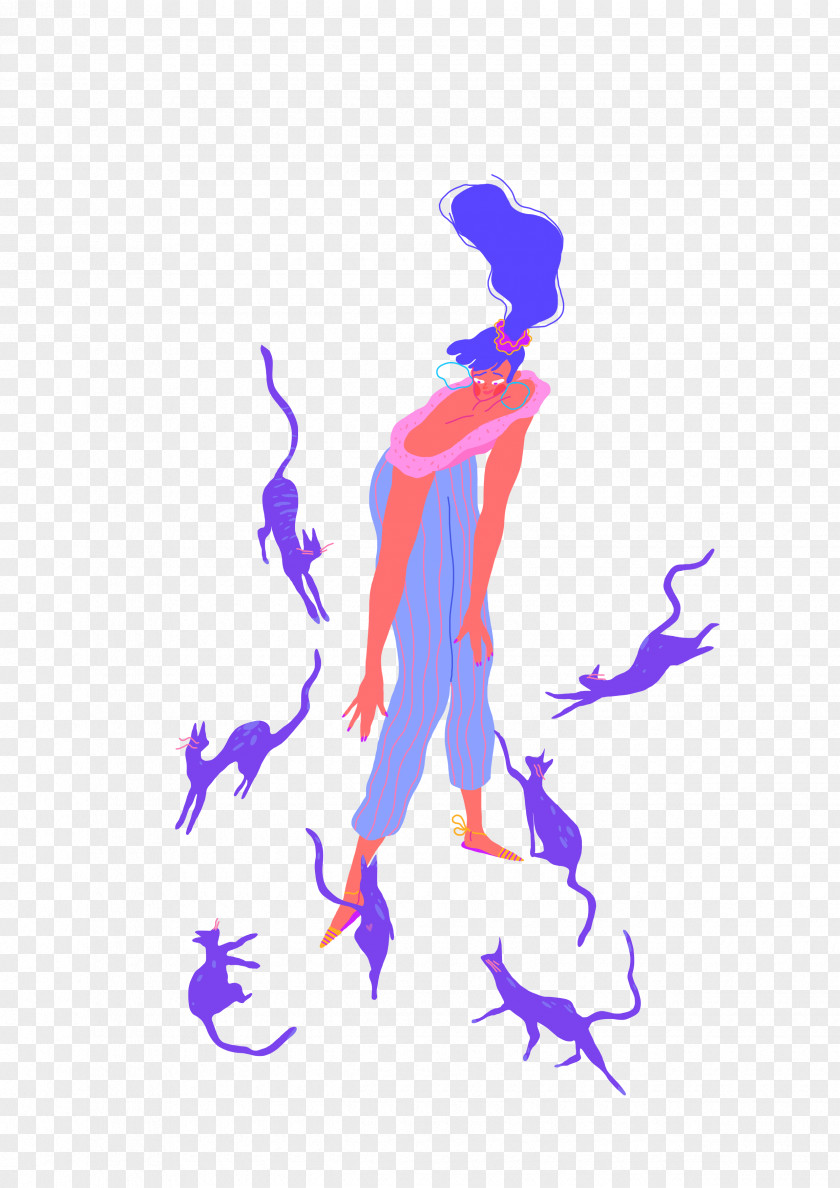 Esther Pictogram Illustration Clip Art Shoe Design Purple PNG