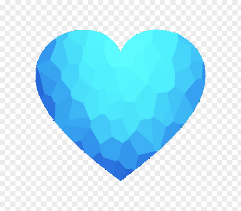 Heart Font M-095 Sky PNG