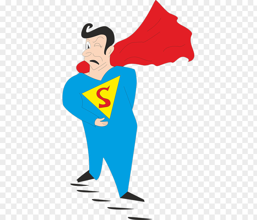 Mr. Superman Clark Kent Pixabay Illustration PNG