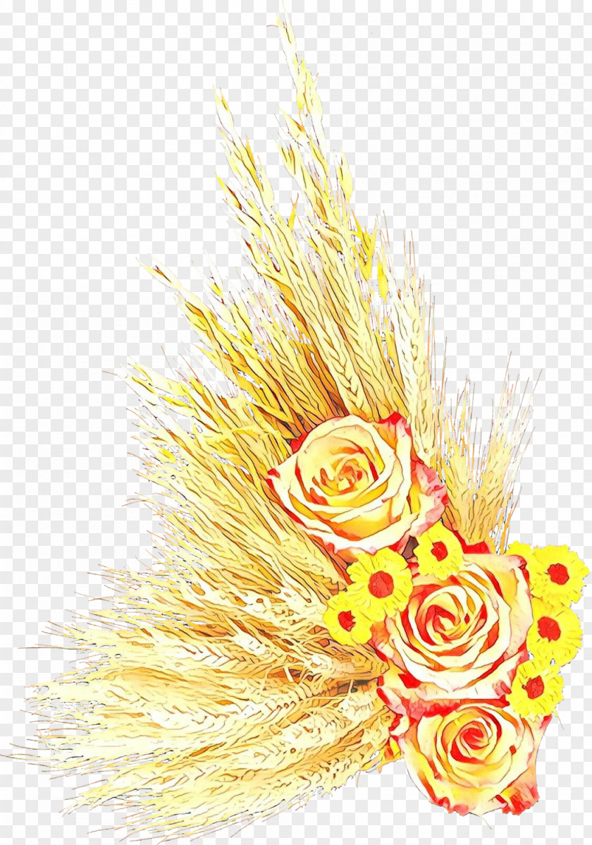 Cut Flowers Plant Yellow Flower PNG