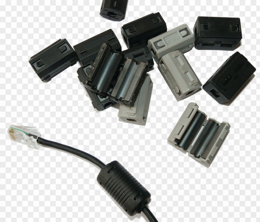 Ferrite Bead Inductor Electronic Filter Component PNG