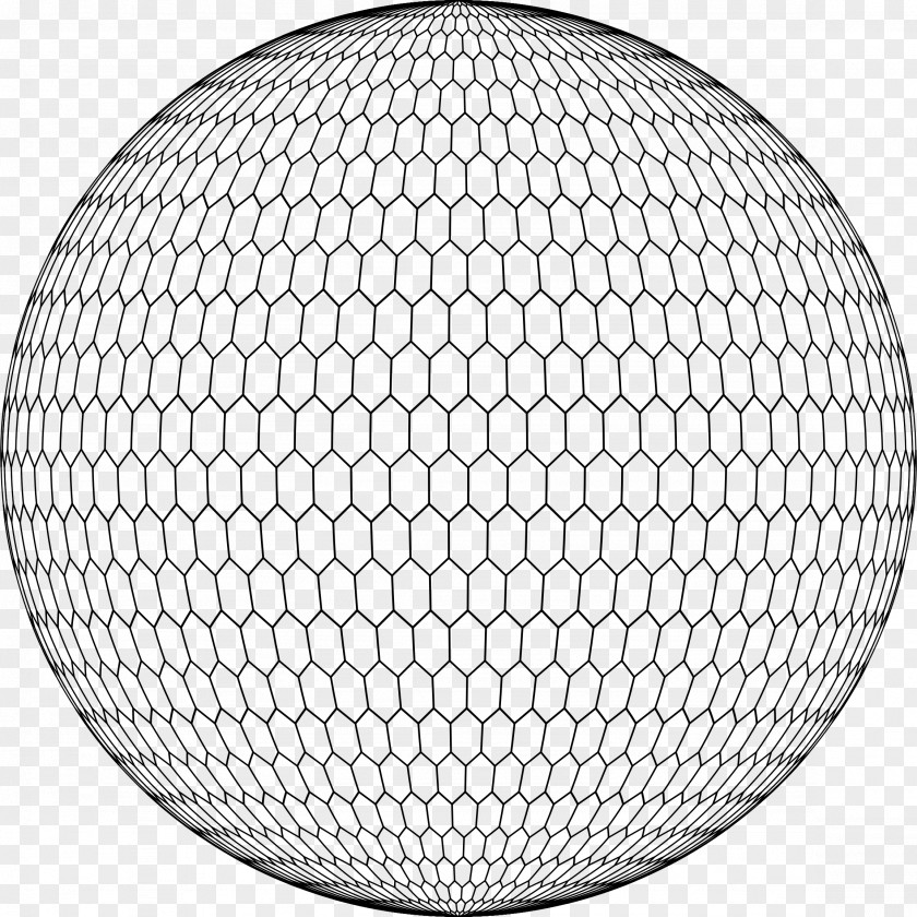 Grid Hexagonal Tiling Sphere Hex Map PNG