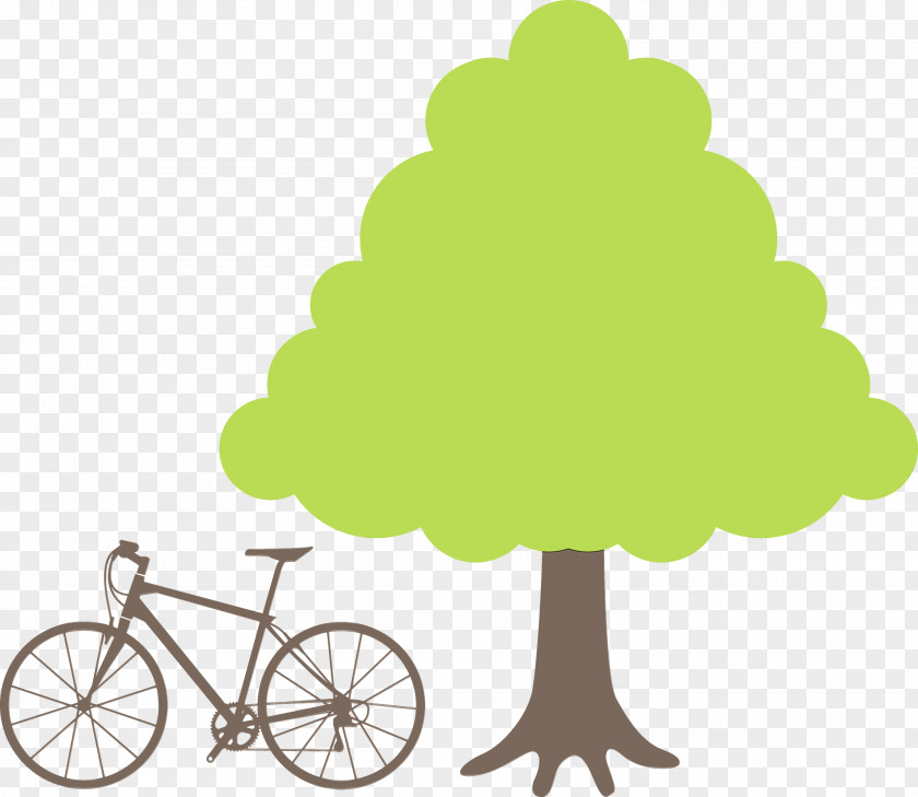 Leaf Tree Bicycle Meter Flower PNG