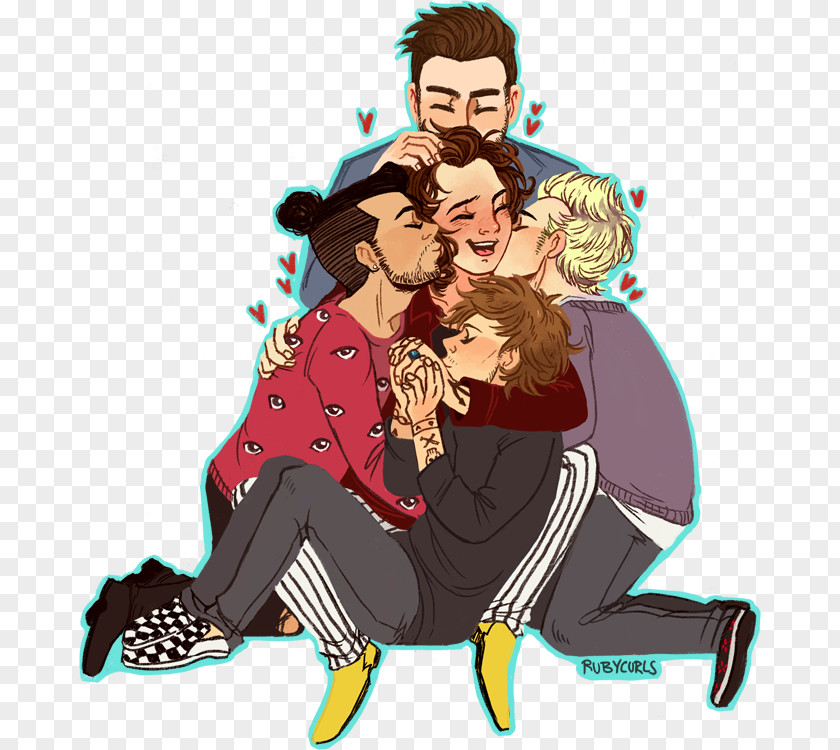 One Direction Fan Art Drawing PNG