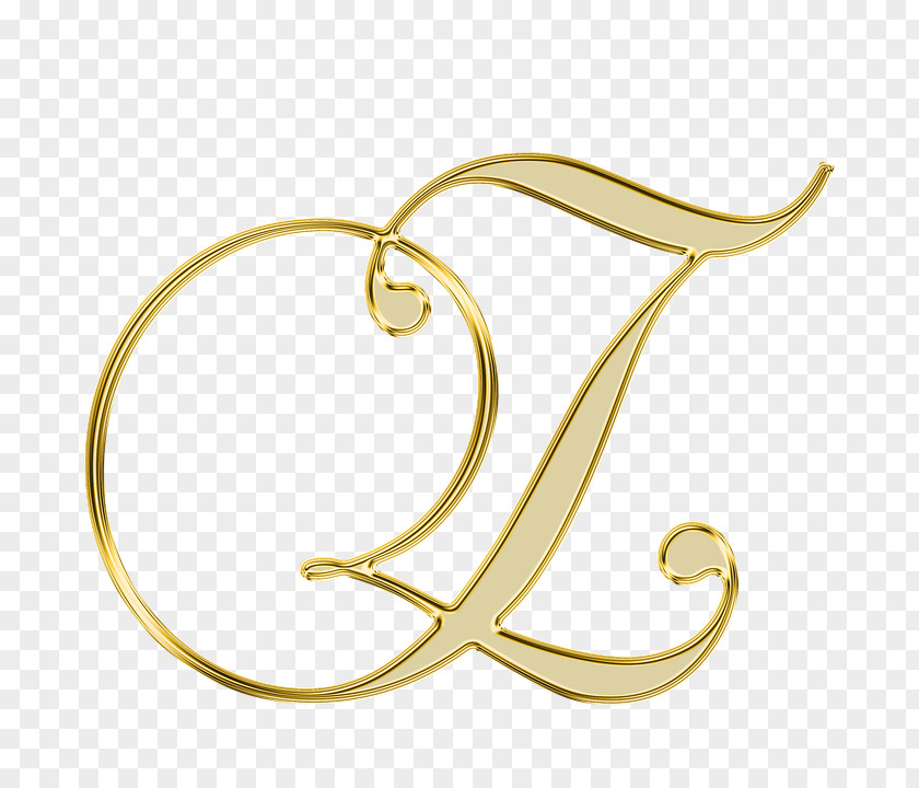 Gold Letter Alphabet PNG