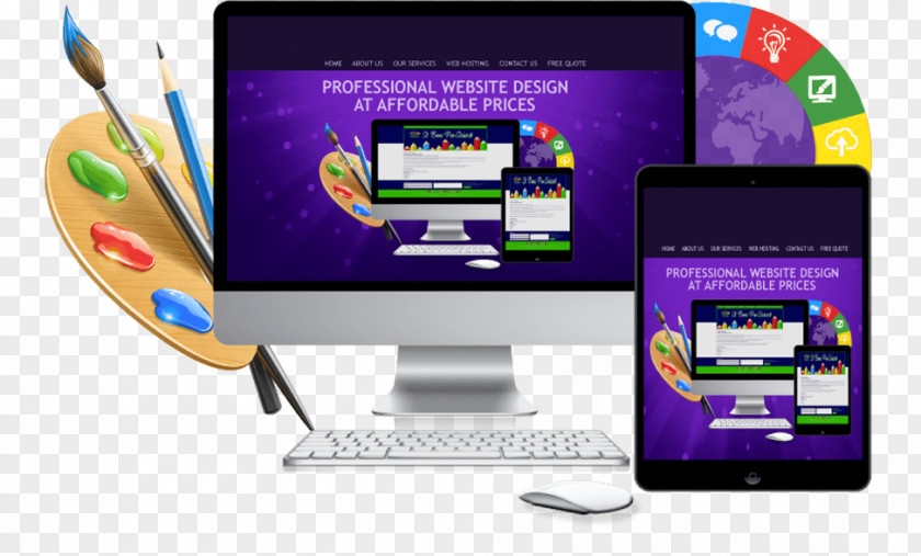 Web Design Development Responsive PNG