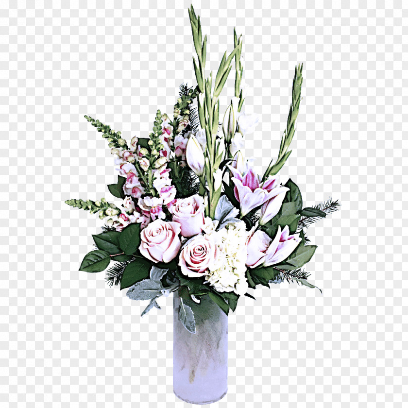 Flowering Plant Vase Floral Design PNG