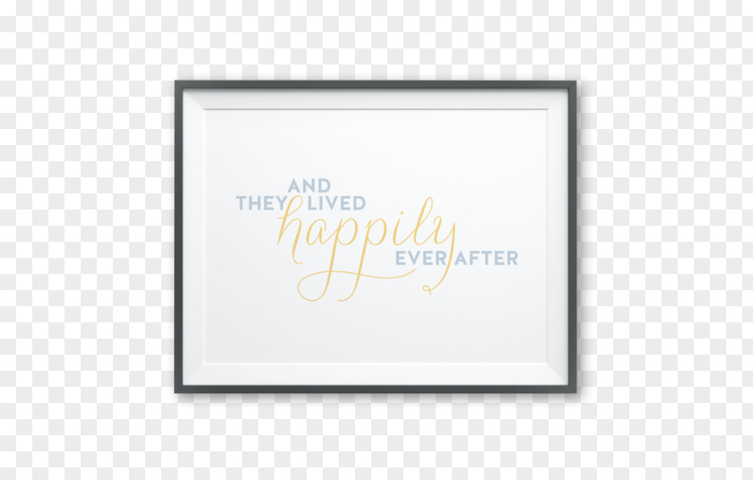 Happily Ever After Picture Frames Rectangle Brand Font PNG