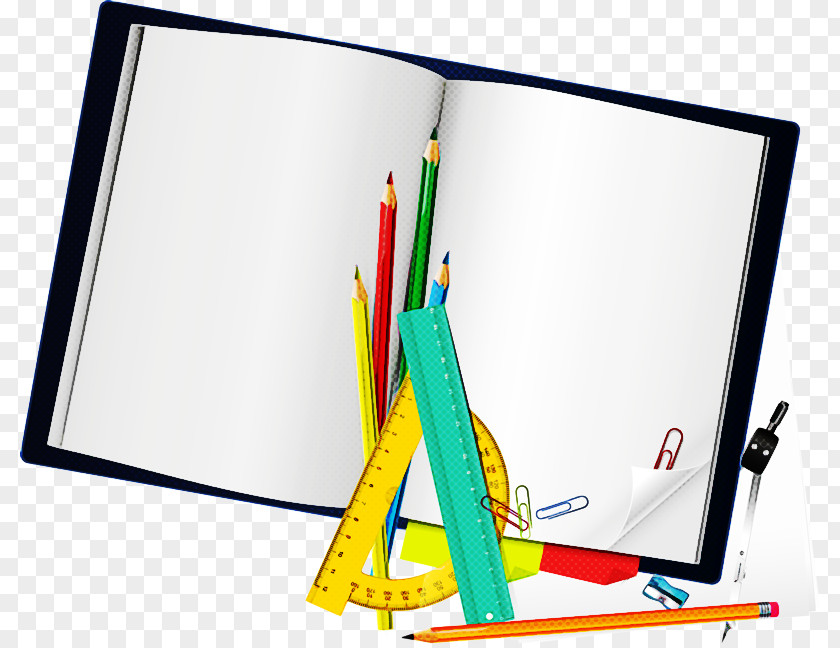 Paper Product Easel School Supplies Cartoon PNG