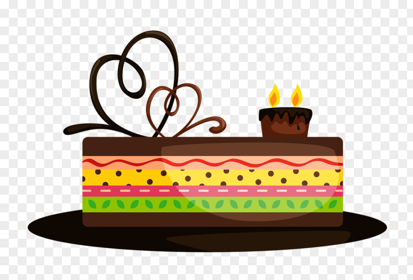 Round Chocolate Cake Color Birthday Cupcake PNG