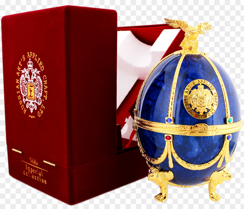 Vodka Fabergé Egg Imperial Collection Russia Red PNG