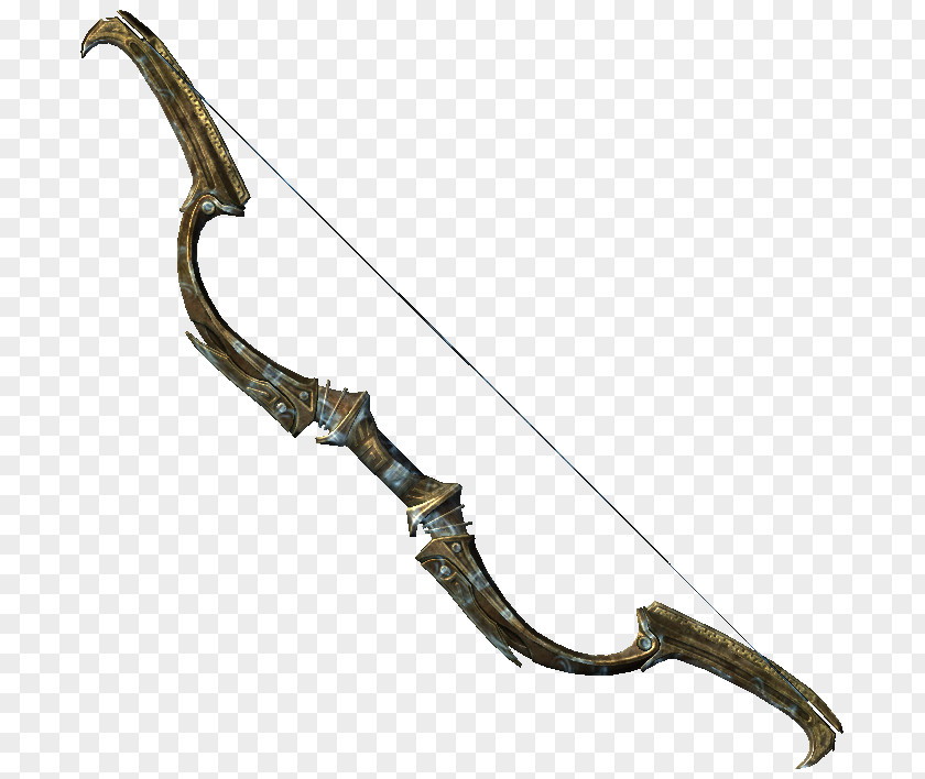 Weapon The Elder Scrolls V: Skyrim – Dragonborn Oblivion Online Bow And Arrow Video Game PNG