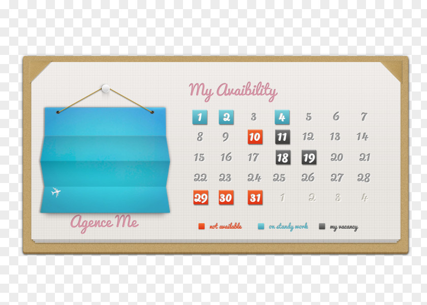 Calendar User Interface Design Graphical PNG