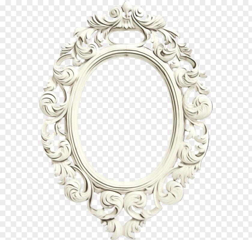 Metal Oval Picture Cartoon PNG