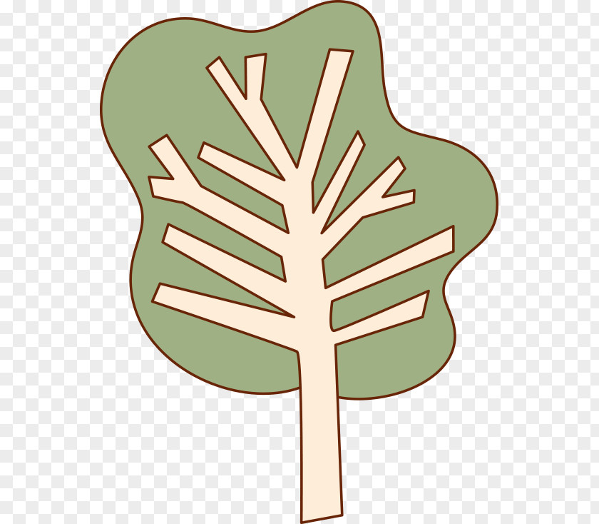 Vector Cartoon Tree Euclidean Illustration PNG