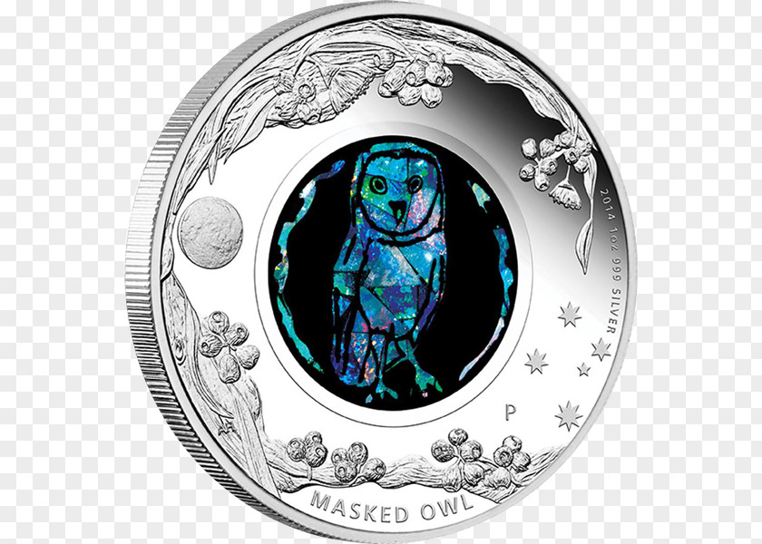 Coin Perth Mint Silver Opal PNG