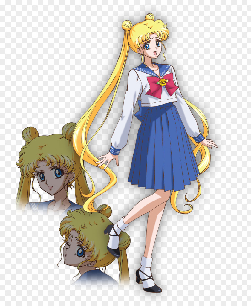 Ikuko Tsukino Sailor Moon Jupiter Mercury Venus School Uniform PNG