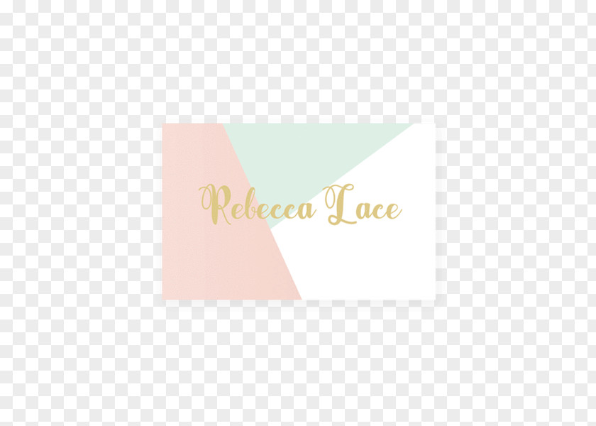 Place Card Peach Font PNG