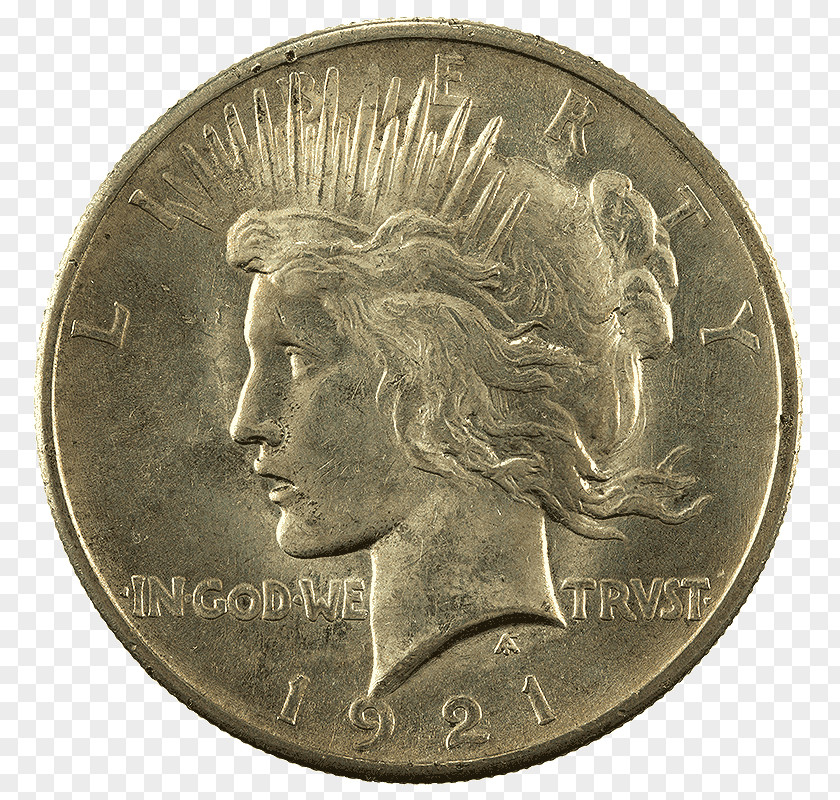 Coin Peace Dollar United States Morgan PNG