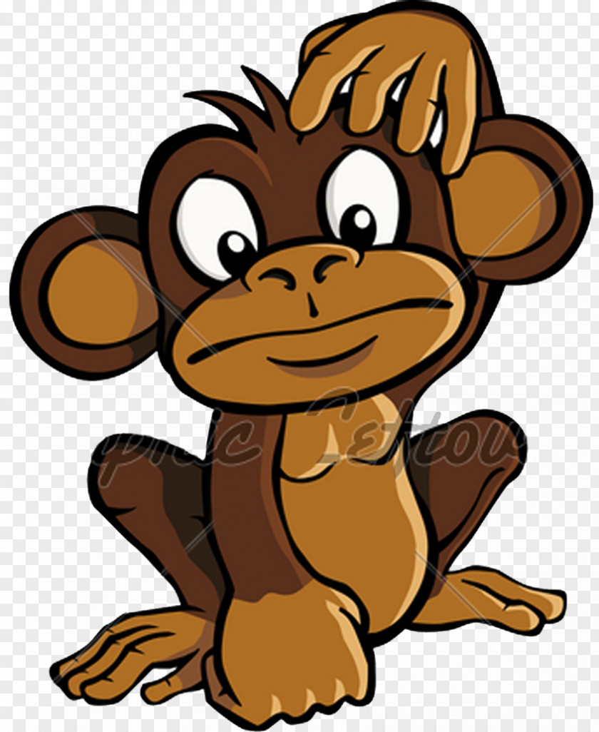 Monkey Cartoon Clip Art PNG
