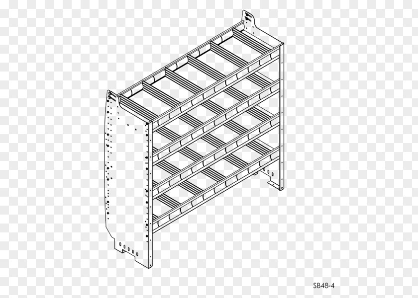 Pallet Headboard With Shelves Line Furniture Angle Pattern Product Design PNG