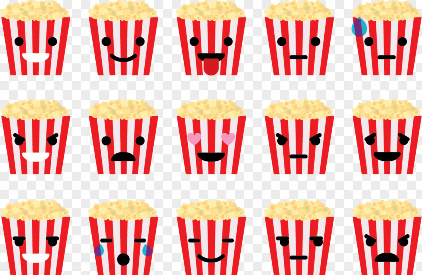 Popcorn Expression PopCorn Emoticon Euclidean Vector Clip Art PNG