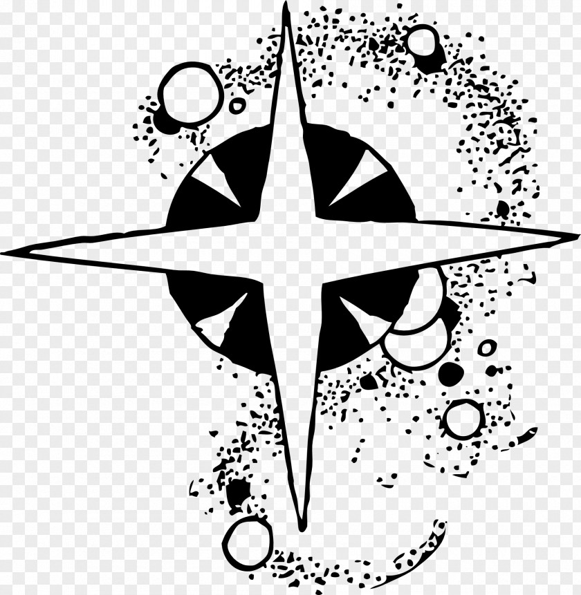 Space Vector Star Line Art Clip PNG