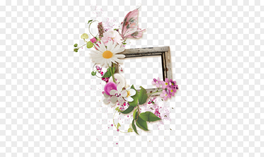 Floral Design Picture Frames Clip Art PNG