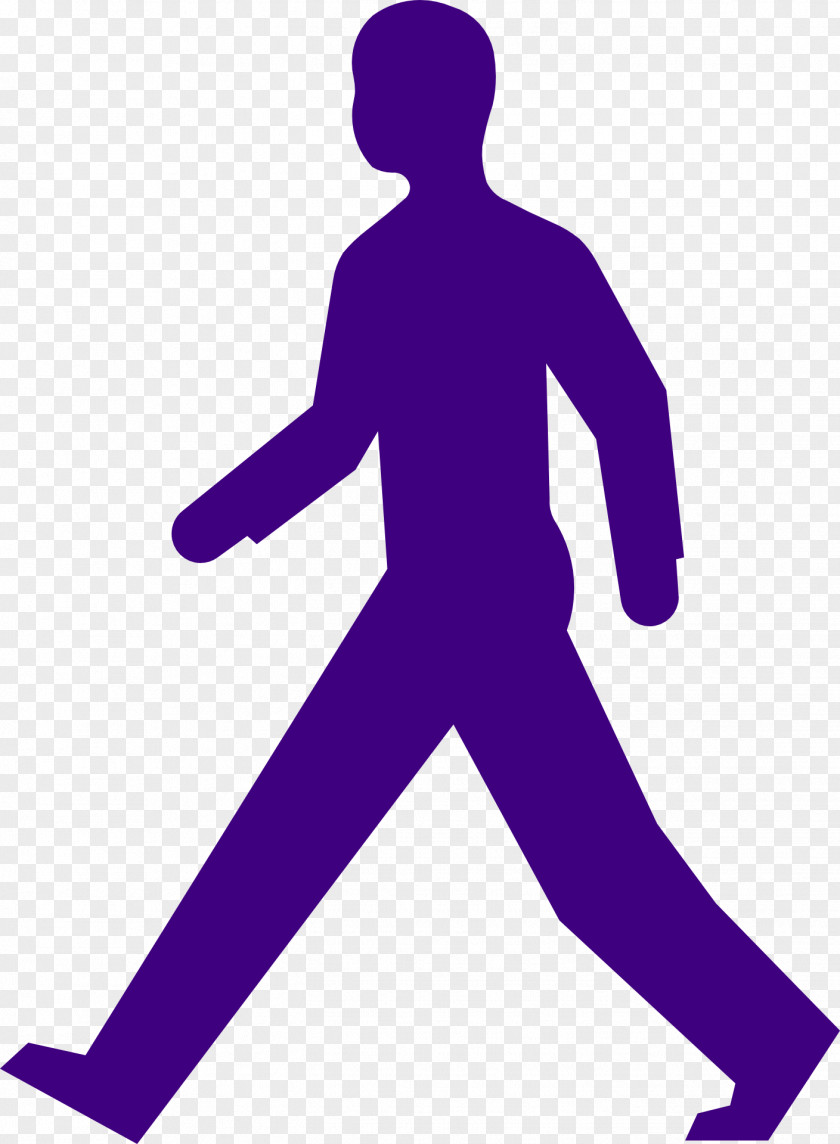 Man Walking Visual Perception Health Management PNG