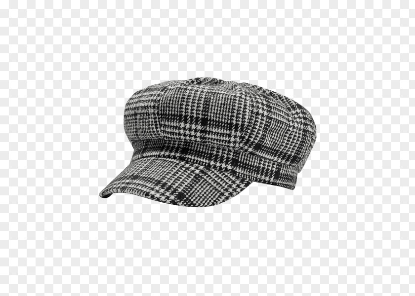 Cap Hat Houndstooth Pattern Wool PNG